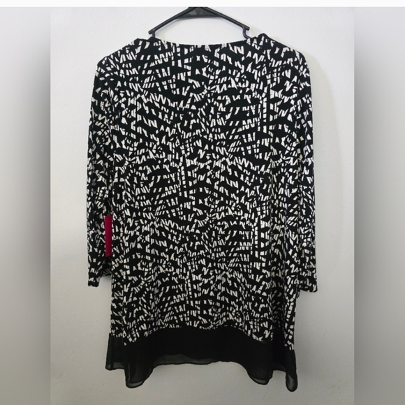 Vince Camuto Black & White Print sz M NWT - Picture 2 of 4